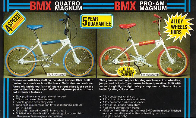 BMX export to UK, c. 1980